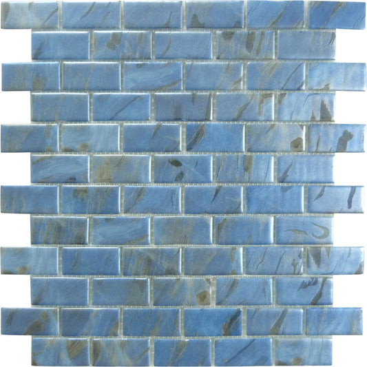 Oasis Royal 1x2 Matte Glass Tile Absolut Glass
