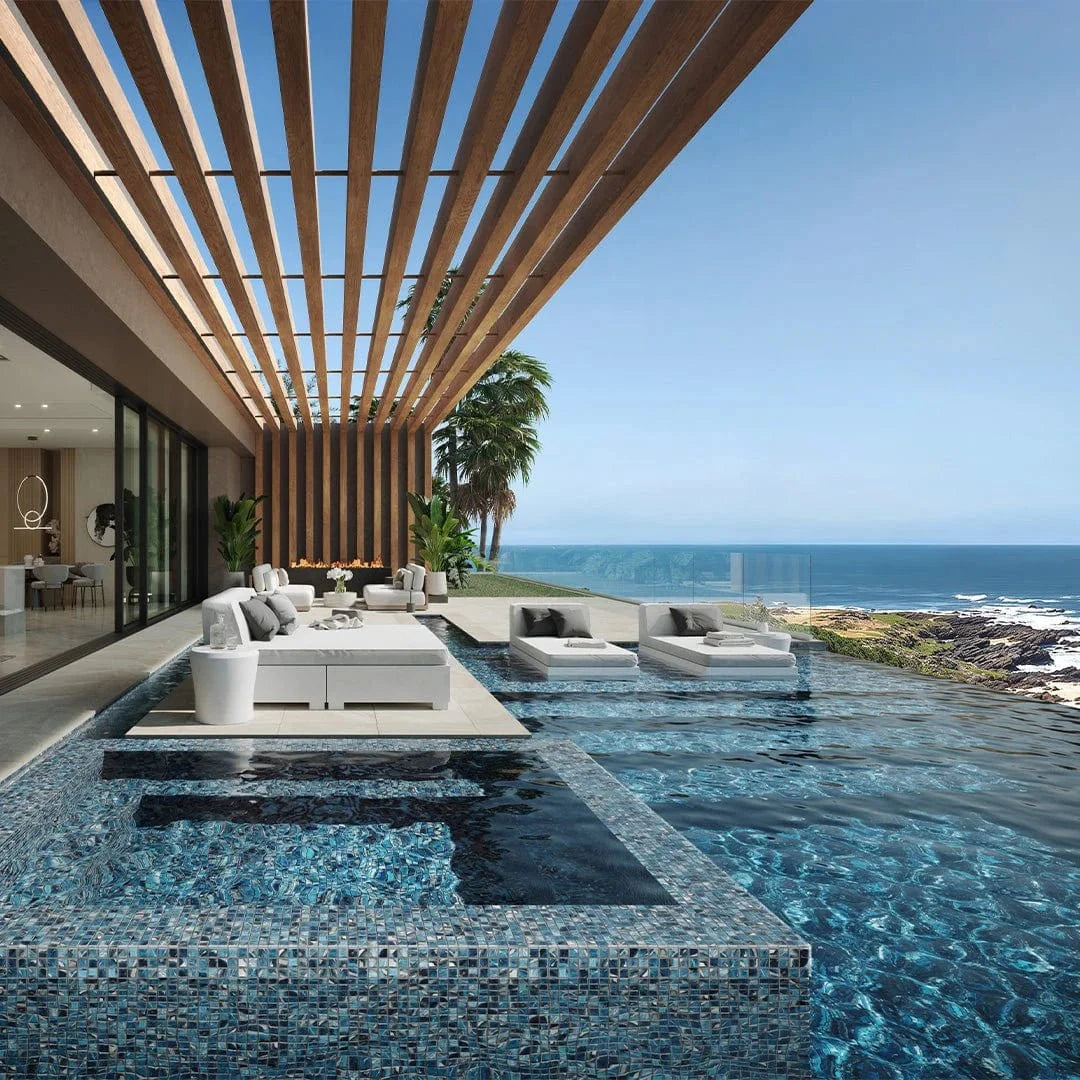 Oasis Royal 1x1 Matte Glass Tile Absolut Glass