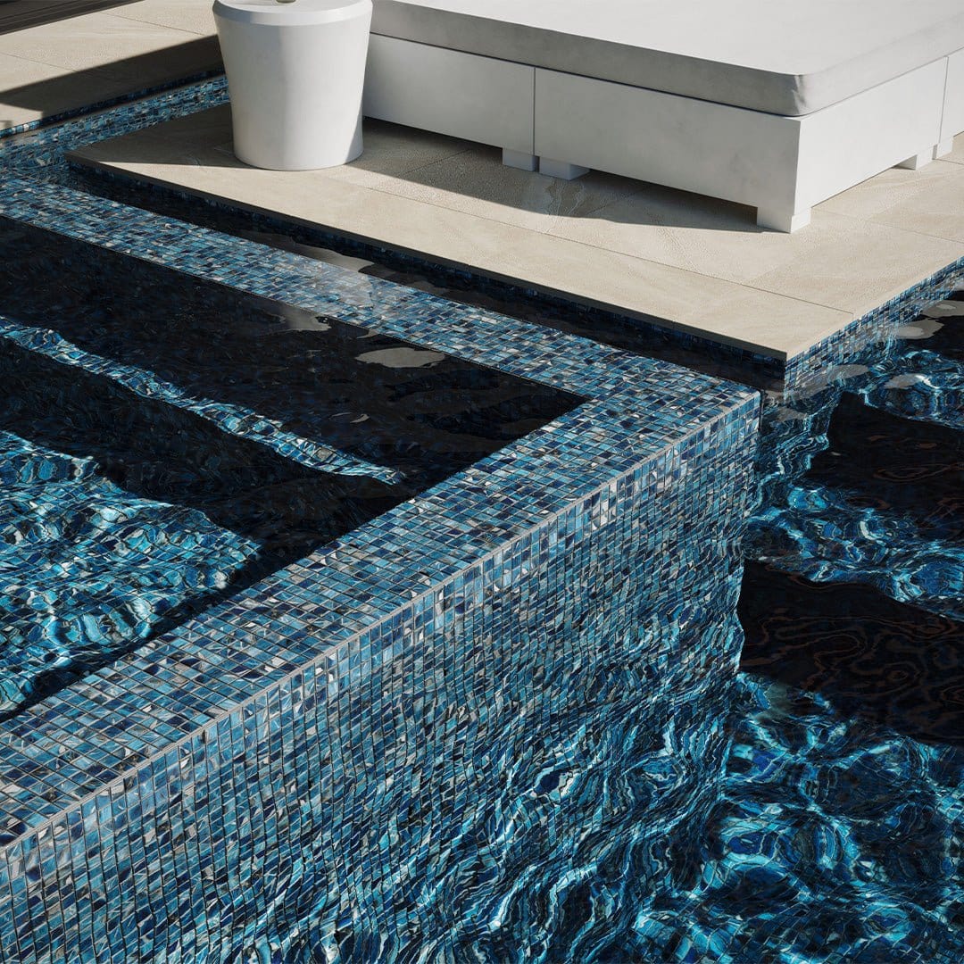 Oasis Royal 1x1 Matte Glass Tile Absolut Glass