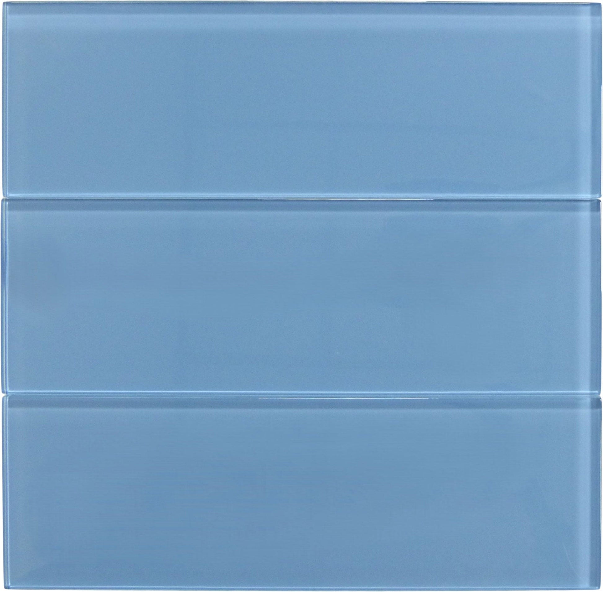 Seafoam Blue 4x12 Glossy Glass Subway Tile Euro Glass