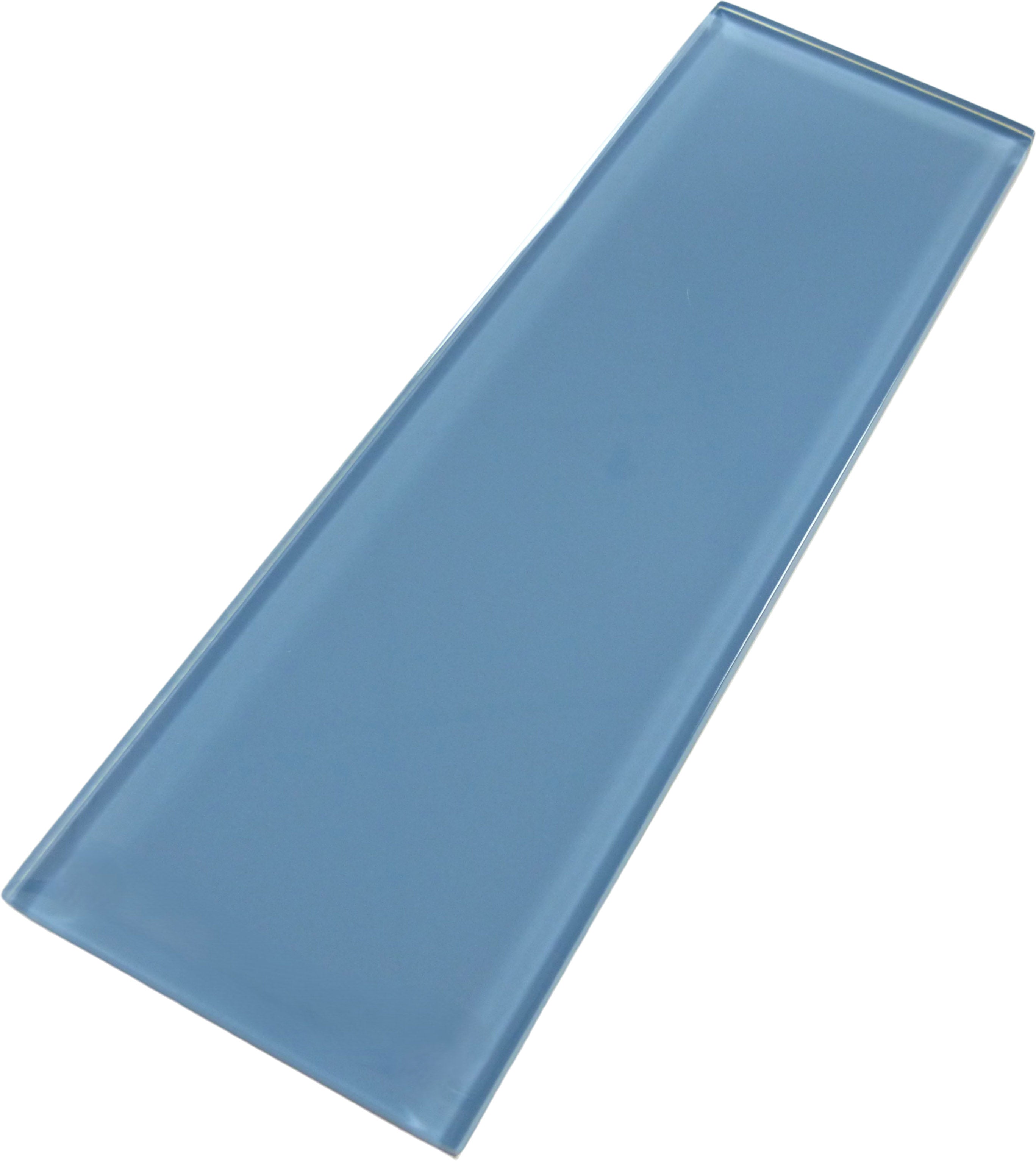 Seafoam Blue 4x12 Glossy Glass Subway Tile Euro Glass