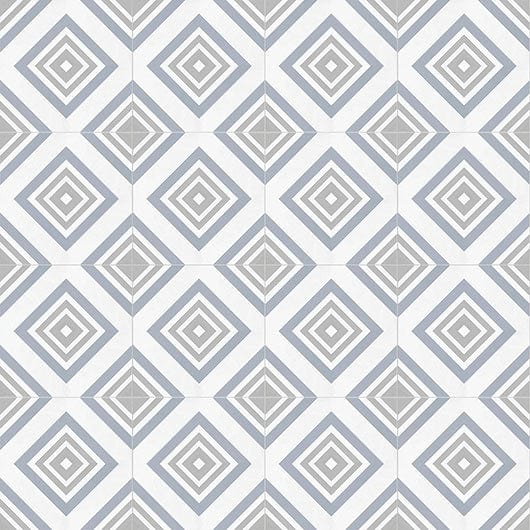 Amalfi Coast Italiano Kerchief 8x8 Matte Porcelain Tile Euro Glass