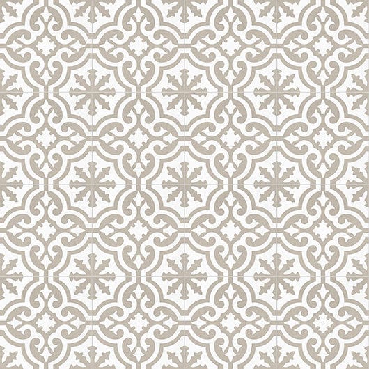 Amalfi Coast Organza Antique Beige 8x8 Matte Porcelain Tile Euro Glass