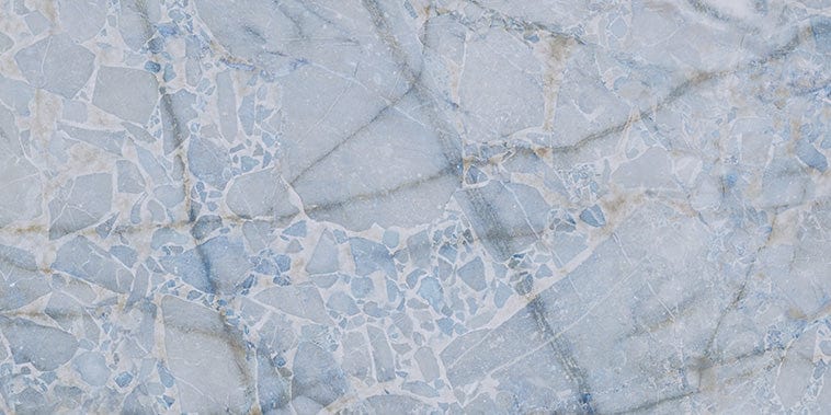 Atlantis Blue 24x48 Polished Porcelain Tile Euro Glass