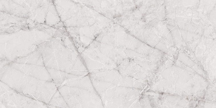 Atlantis White 24x48 Polished Porcelain Tile Euro Glass