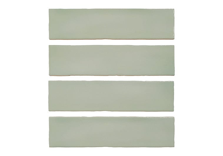 Brooklyn Jade Green 3x12 Glossy Ceramic Tile Euro Glass