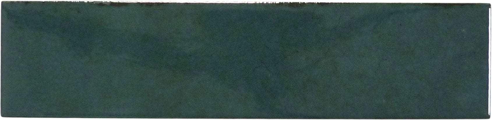 Denver Brick Green 2x10 Glossy Porcelain Tile Euro Glass