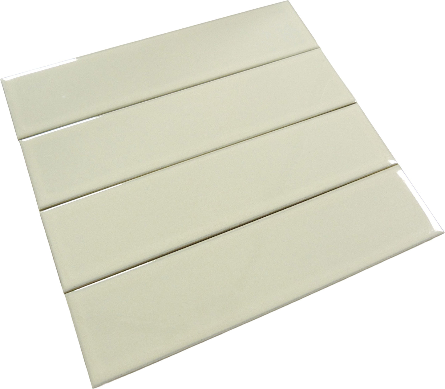 Evermore Chai Beige 3x12 Glossy Porcelain Tile Euro Glass