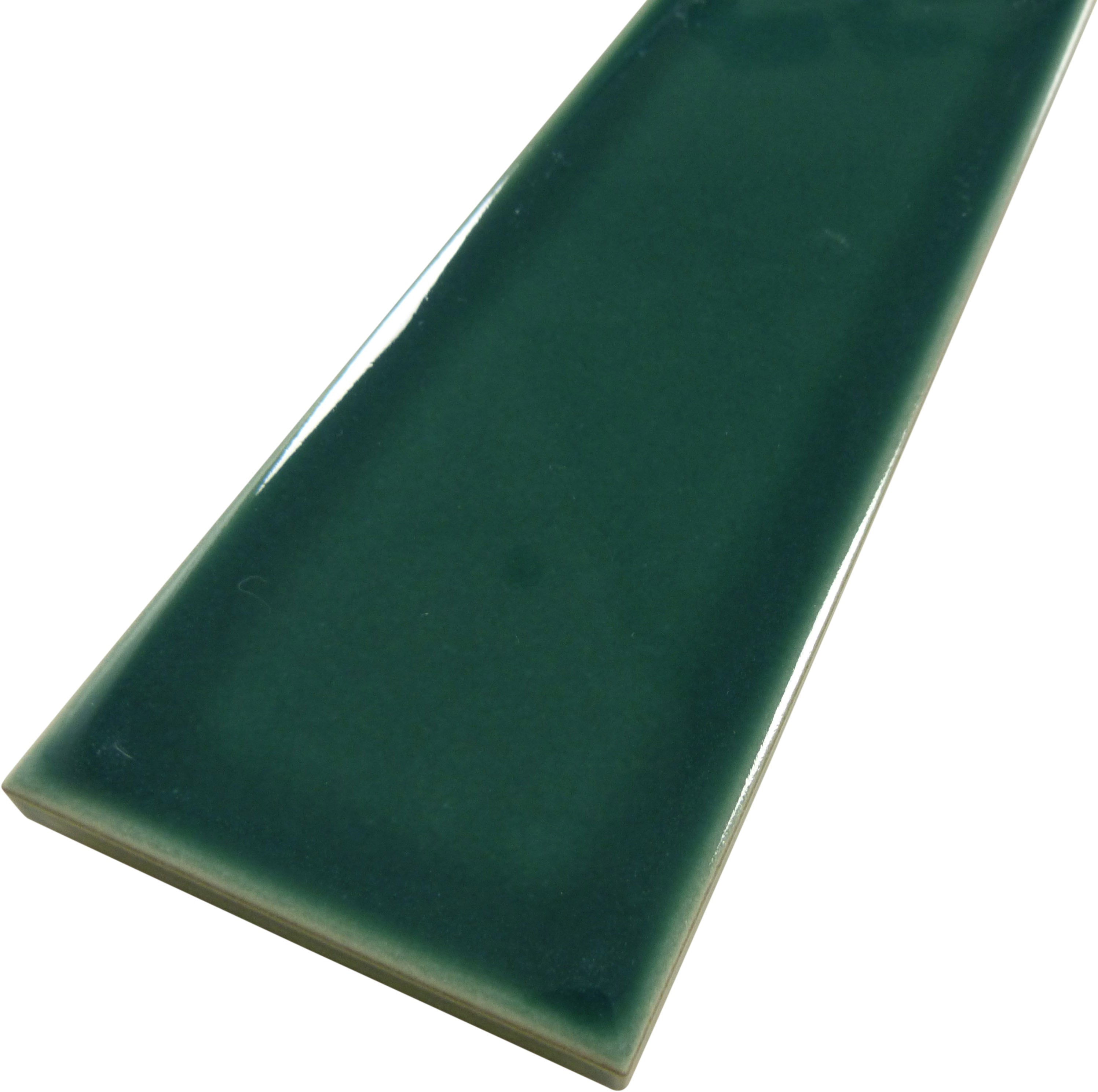 Evermore Forest Green 3x12 Glossy Porcelain Tile Euro Glass