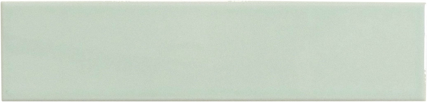 Evermore Spring Mint 3x12 Glossy Porcelain Tile Euro Glass