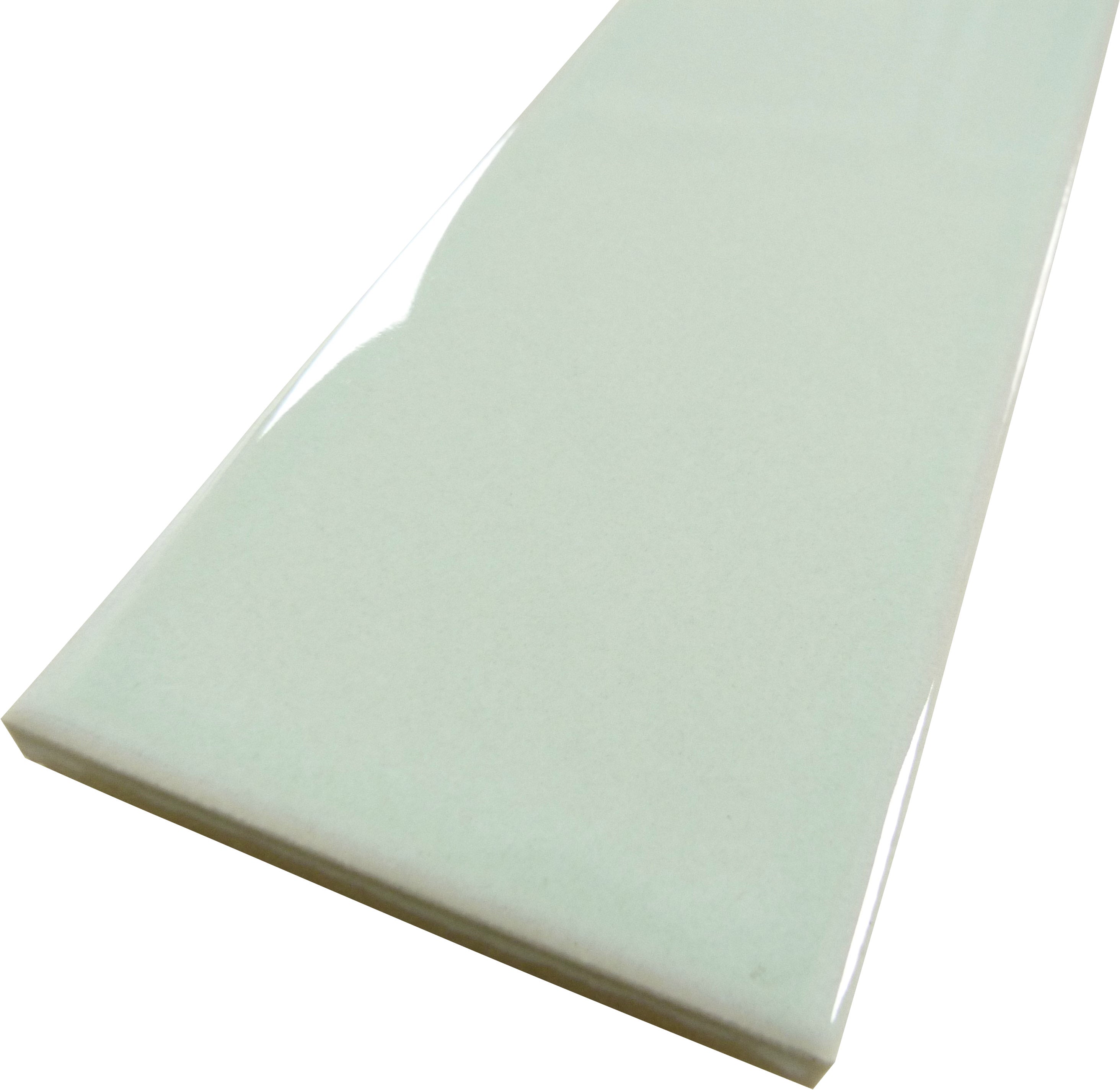 Evermore Spring Mint 3x12 Glossy Porcelain Tile Euro Glass