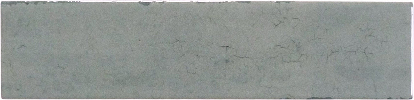 Miami Brick Blue 2x10 Glossy Porcelain Tile Euro Glass