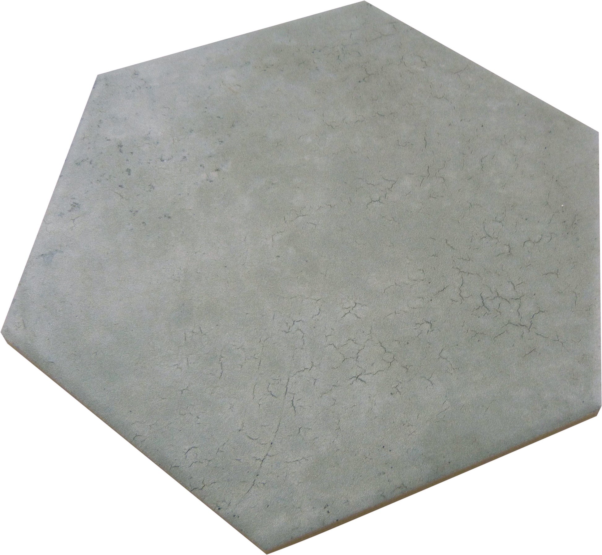 Miami Hexagon Blue 9x10 Matte Porcelain Tile Euro Glass