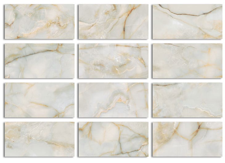 Onice Nácar Grey 24x48 Polished Porcelain Tile Euro Glass