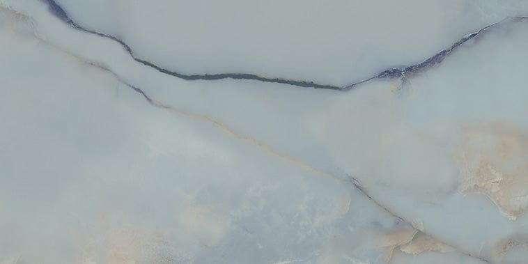 Onice Sky Blue 24x48 Polished Porcelain Tile Euro Glass