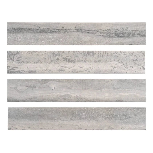 Outback Nostic Grey 3x18 Matte Porcelain Tile Euro Glass