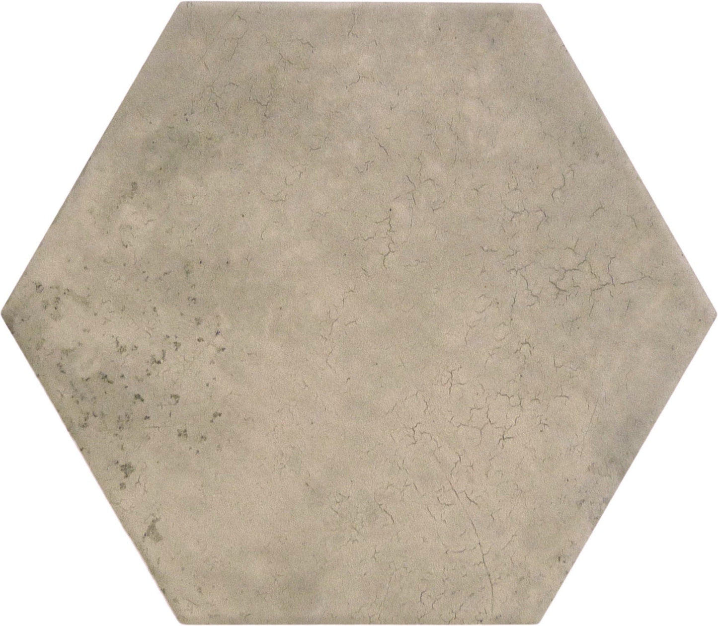 Phoenix Hexagon Taupe 9x10 Matte Porcelain Tile Euro Glass