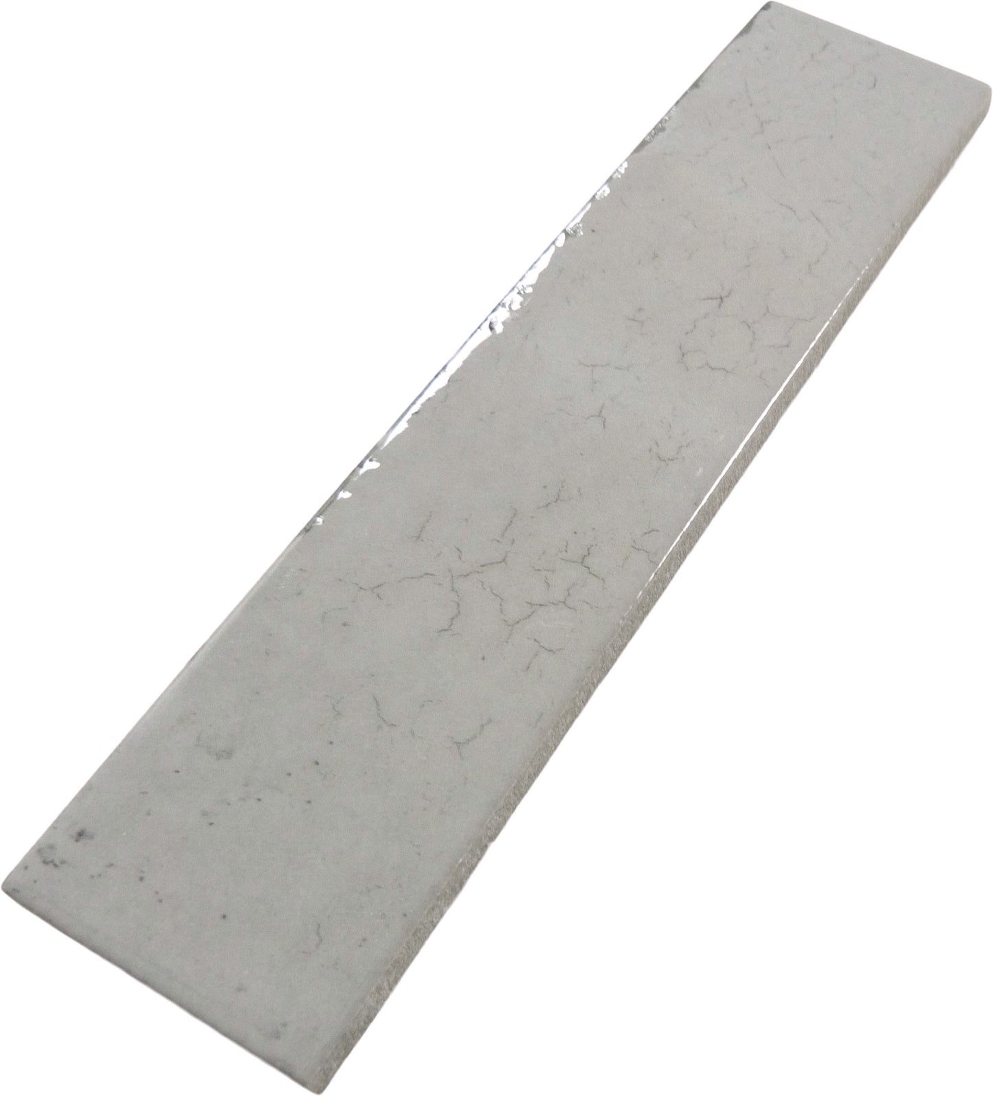 Portland Brick Grey 2x10 Glossy Porcelain Tile Euro Glass