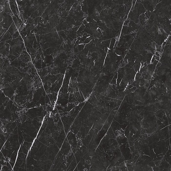 Renaissance Nero Marquina Black 24x24 Polished Porcelain Tile Euro Glass
