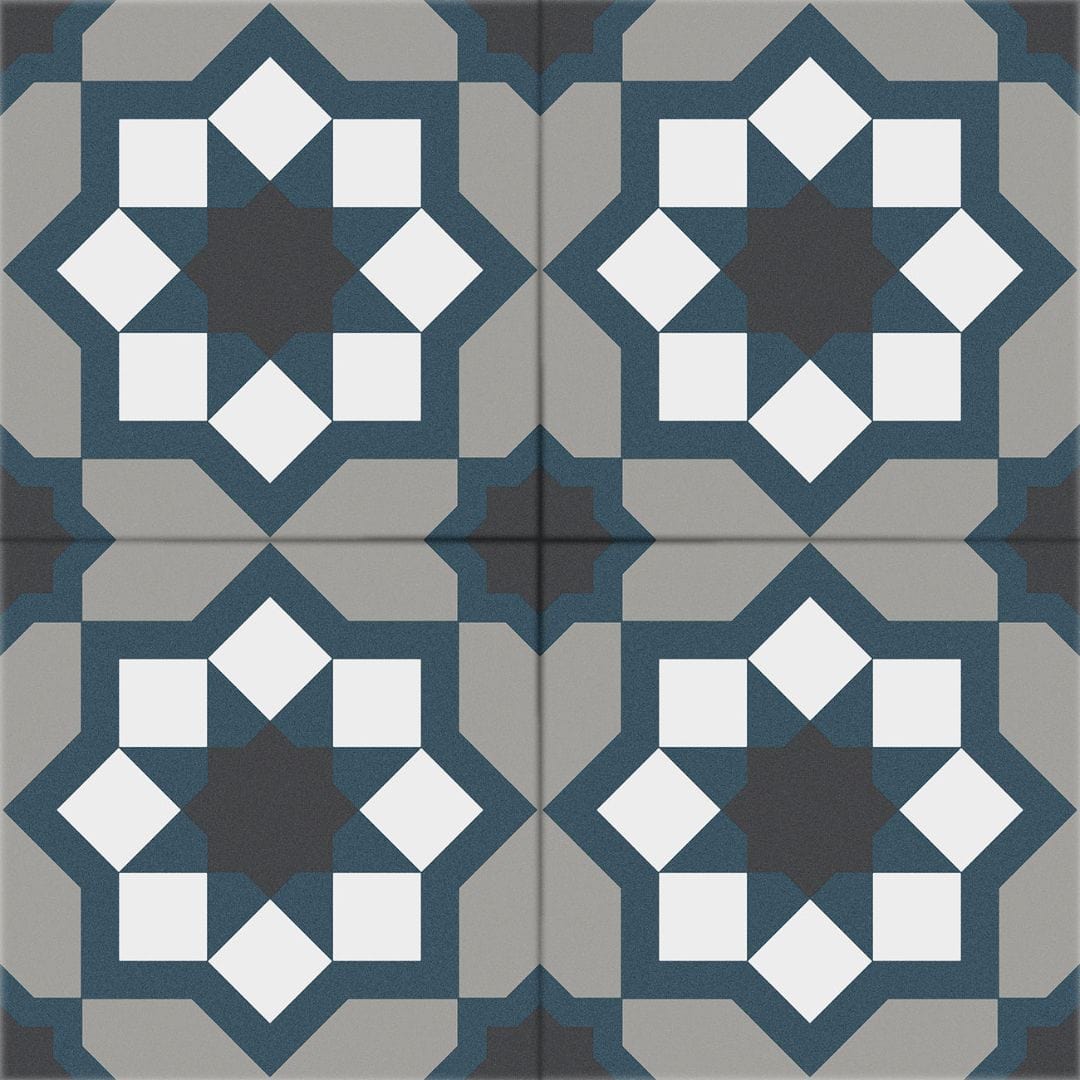 Riche Lafayette Duke Valois 8x8 Matte Porcelain Tile Euro Glass