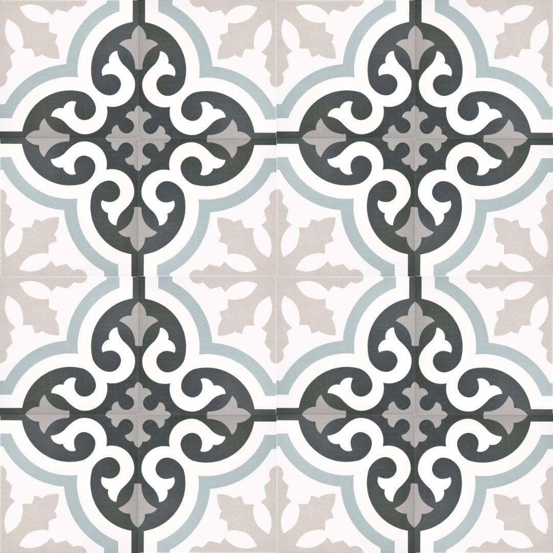 Riche Lafayette French Leon 8x8 Matte Porcelain Tile Euro Glass