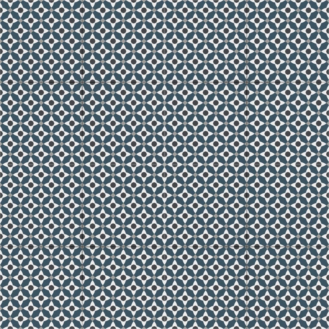 Riche Lafayette Jardin Brittany 8x8 Matte Porcelain Tile Euro Glass