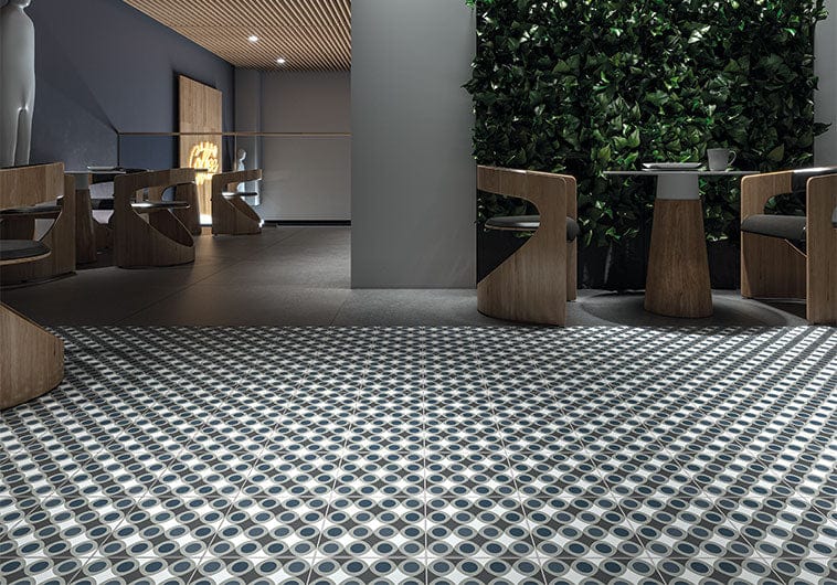 Riche Lafayette Magnifique 8x8 Matte Porcelain Tile Euro Glass