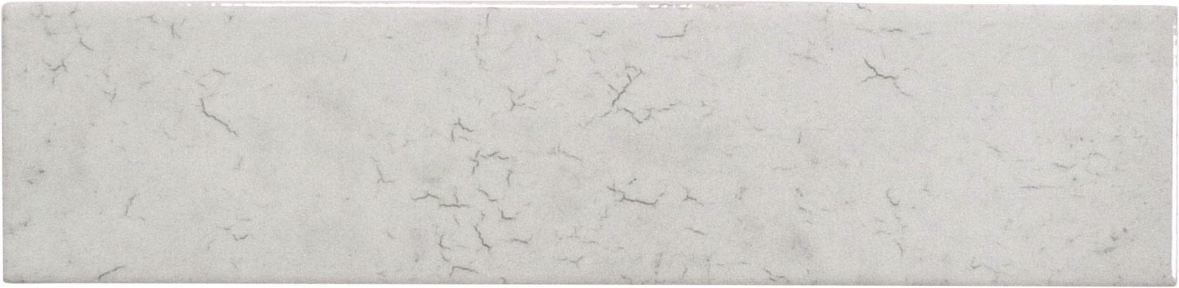 Seattle Brick White 2x10 Glossy Porcelain Tile Euro Glass