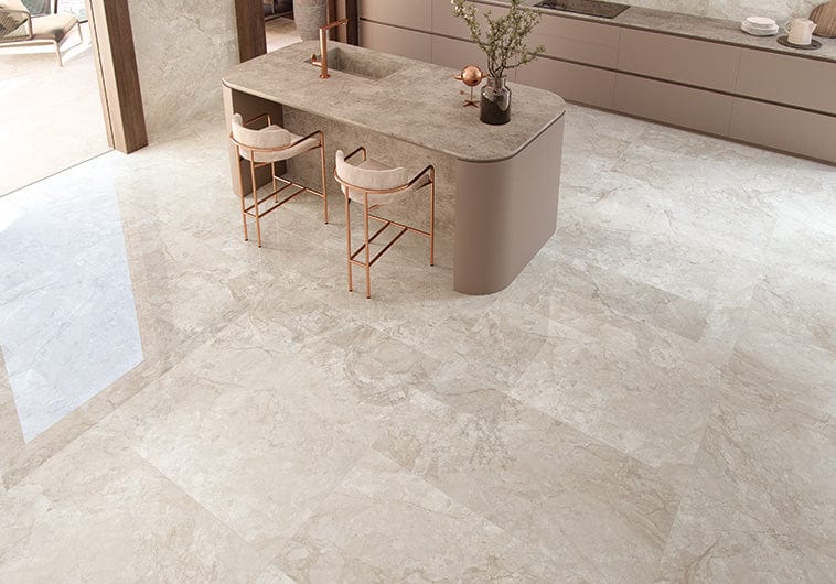 Stream Bone 24x48 Polished Porcelain Tile Euro Glass