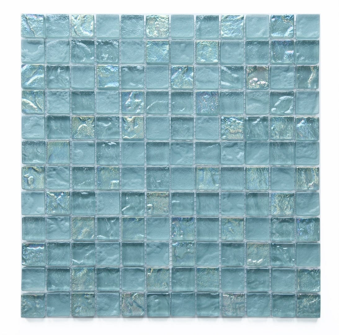 Crystal Soho Green 1x1 Glass Tile Fusion