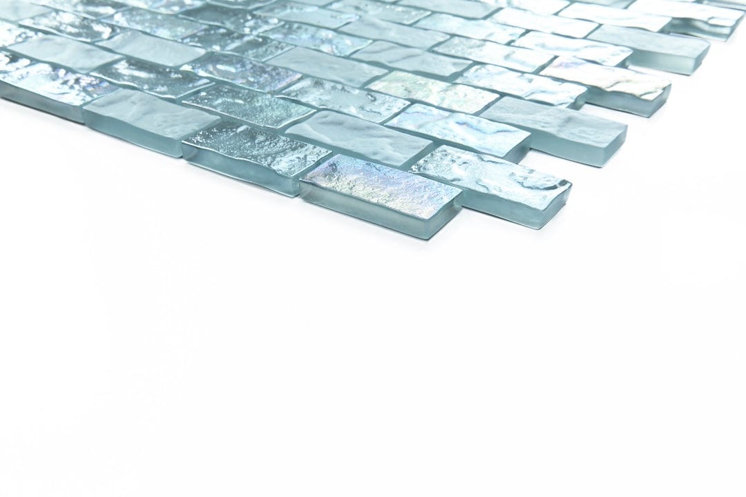 Crystal Soho Green 1x2 Glass Tile Fusion