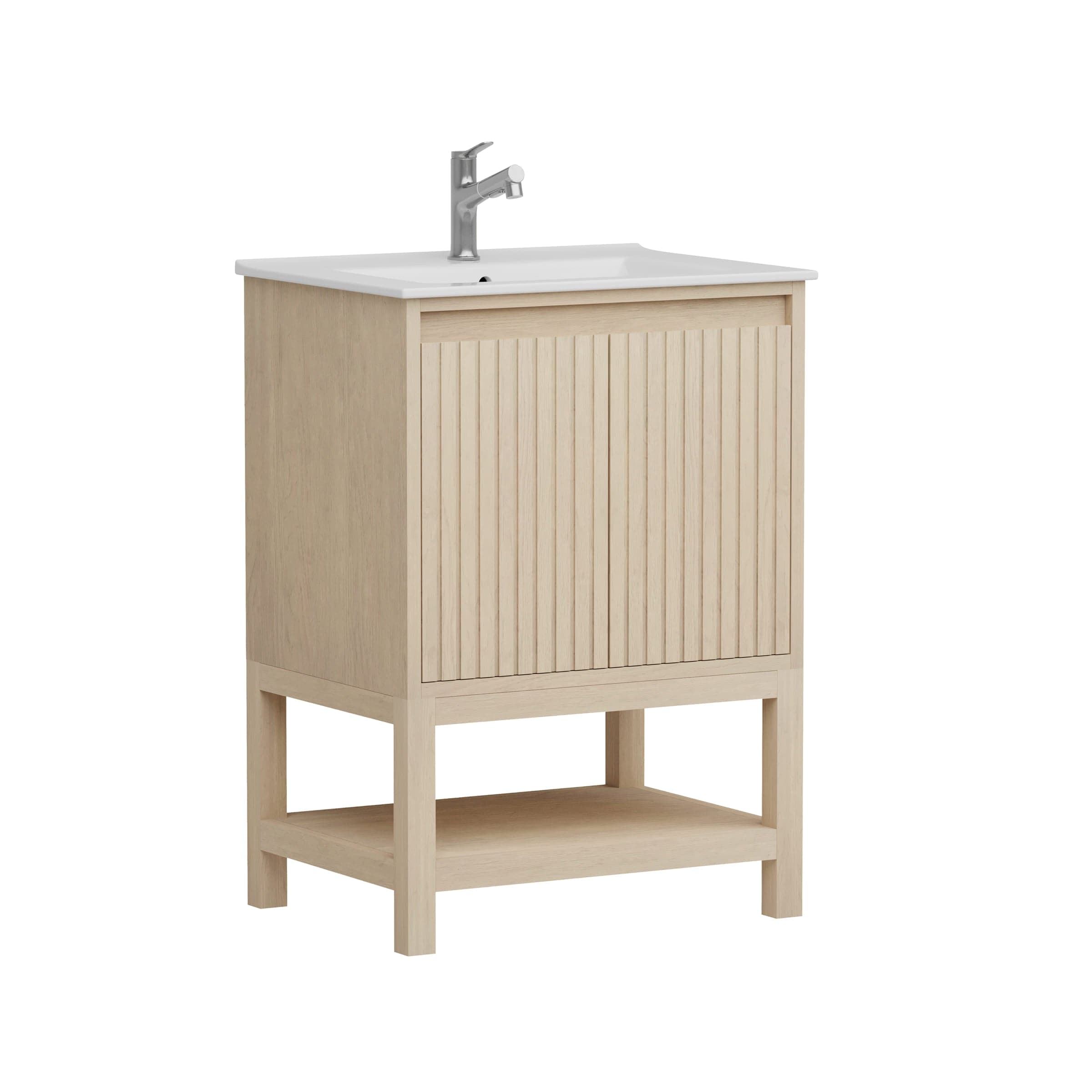 Mena 24" Single Vanity With Porcelain Top Horizon Tile