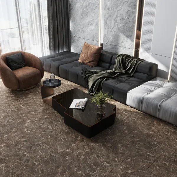 Velanza Bruno Brown 24×24 Matte Porcelain Tile Matrix Mosaics