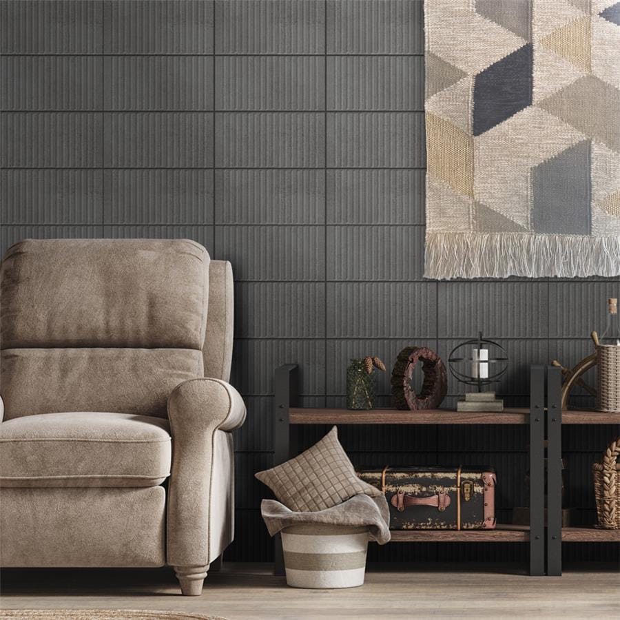 Kings Loft Black 8x15.75 Ceramic Tile Merola