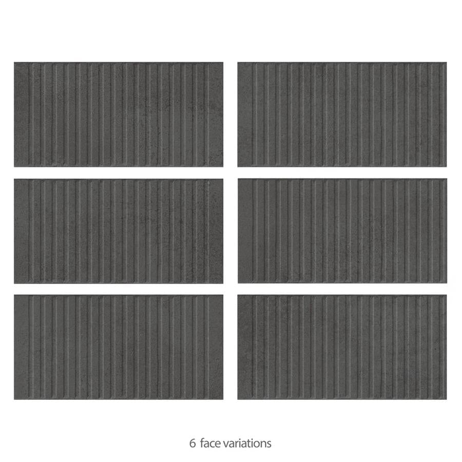 Kings Loft Black 8x15.75 Ceramic Tile Merola