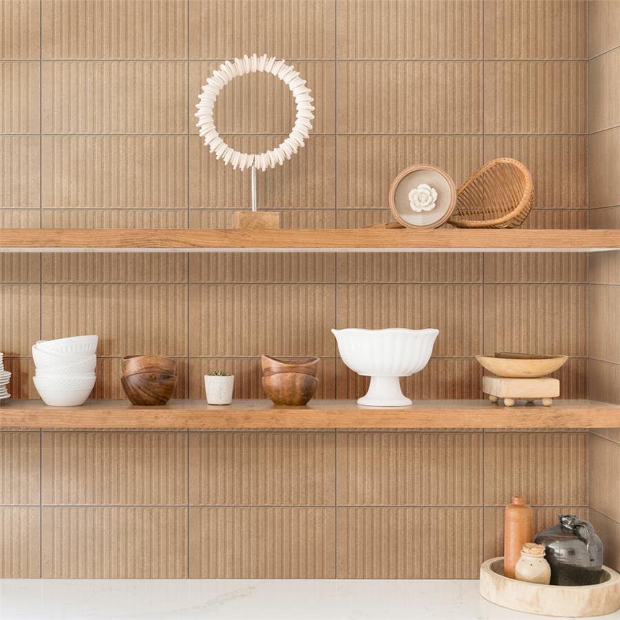 Kings Loft Clay Brown 8x15.75 Ceramic Tile Merola