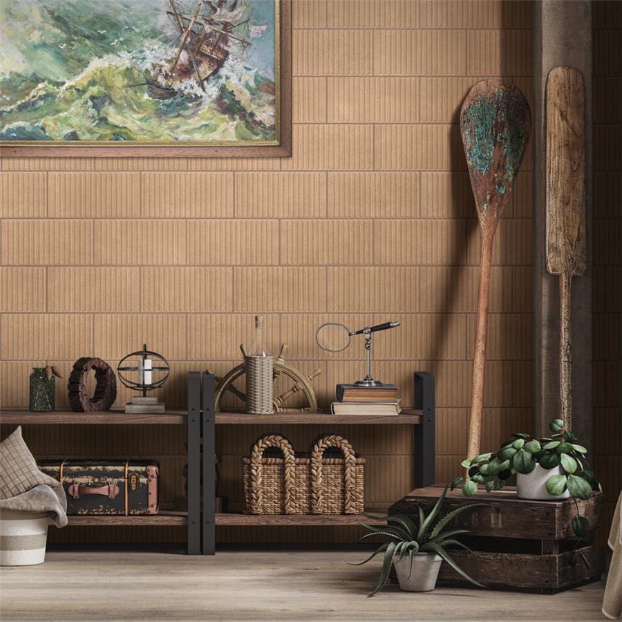 Kings Loft Clay Brown 8x15.75 Ceramic Tile Merola