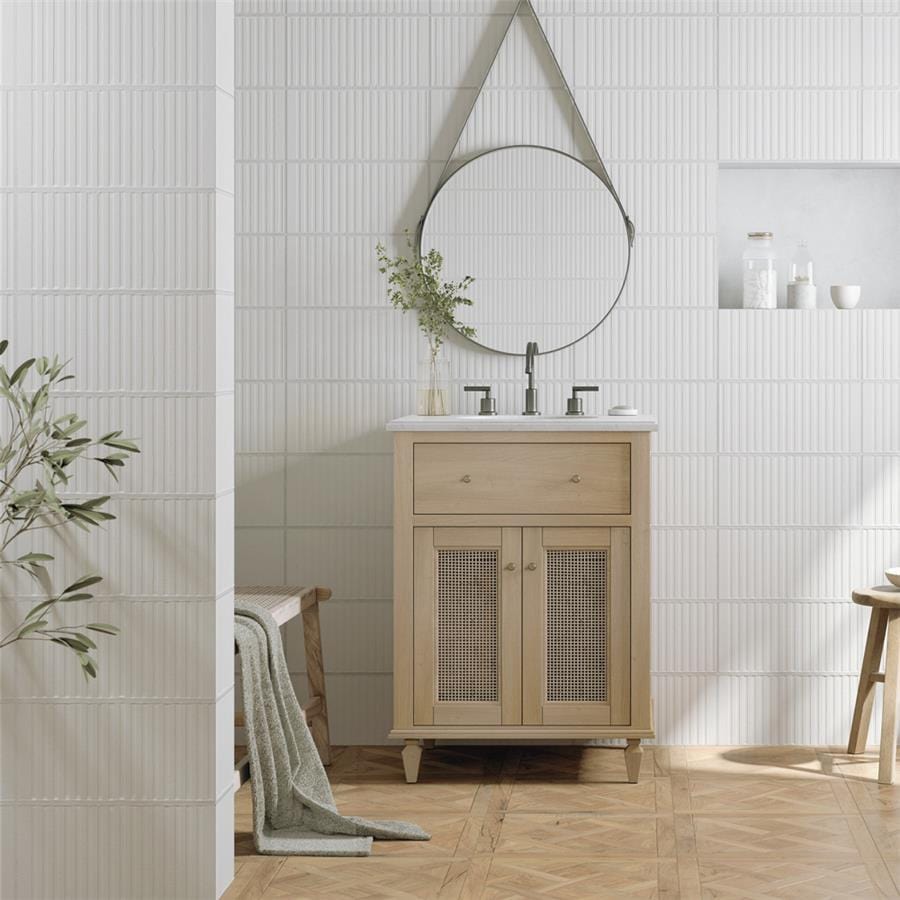 Kings Loft White 8x15.75 Ceramic Tile Merola