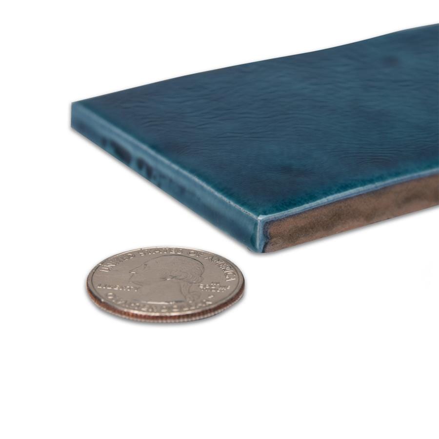 Menorca Amun Blue 2.5x13 Glossy Ceramic Tile Merola