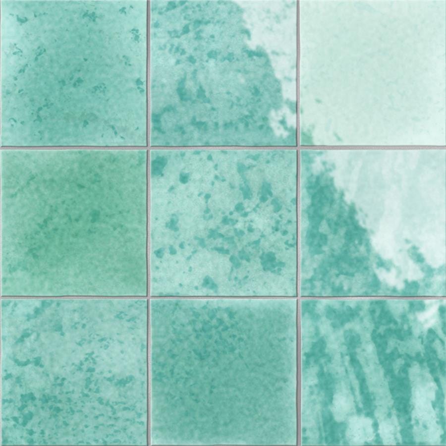 Menorca Aqua 4x4 Glossy Ceramic Tile Merola