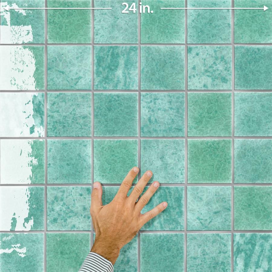 Menorca Aqua 4x4 Glossy Ceramic Tile Merola