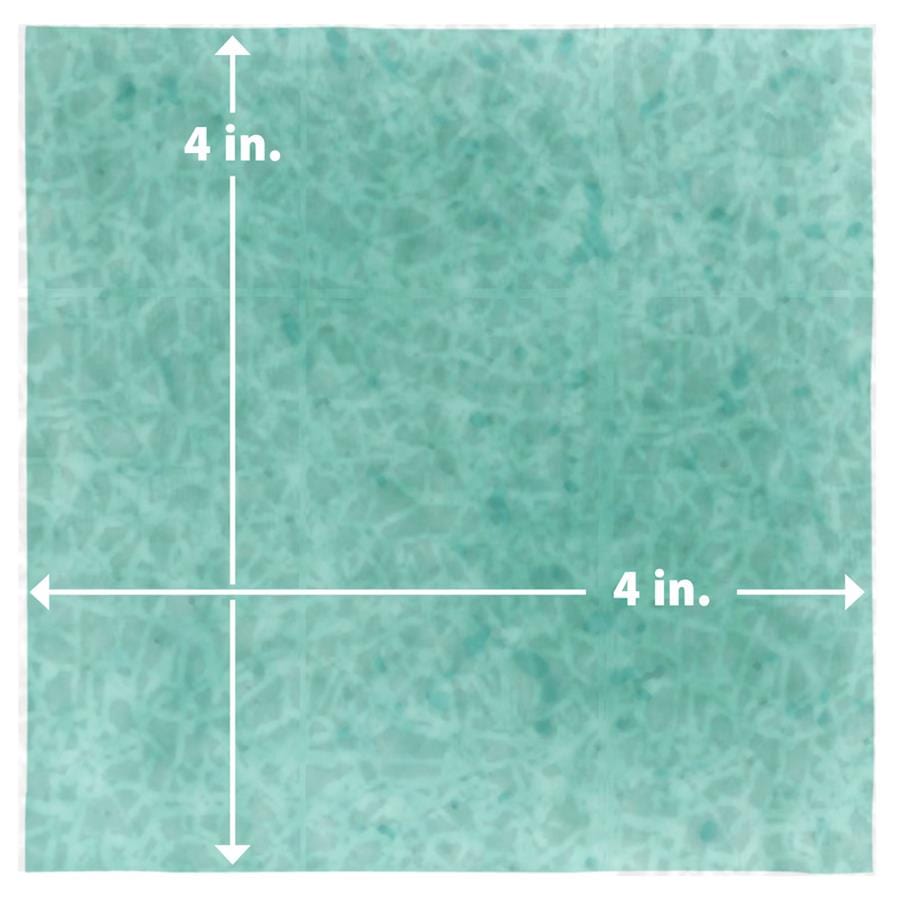 Menorca Aqua 4x4 Glossy Ceramic Tile Merola