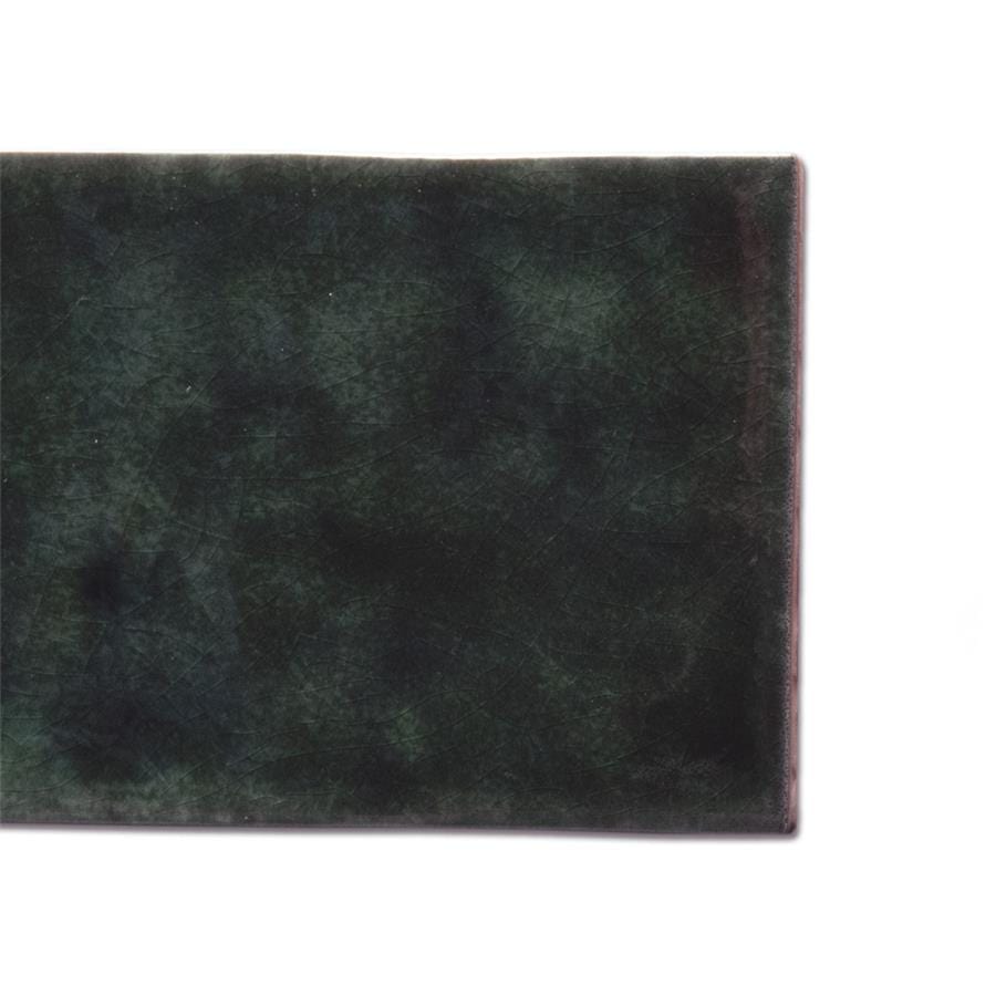 Menorca Forest Black 2.5x13 Glossy Ceramic Tile Merola