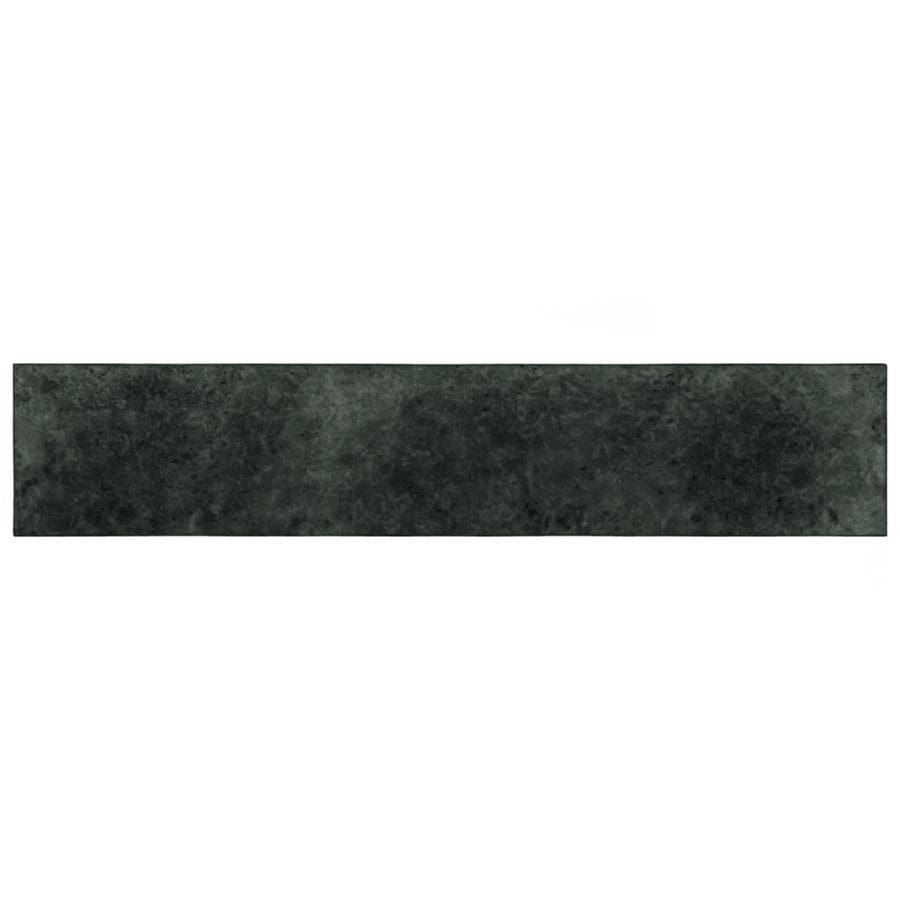 Menorca Forest Black 2.5x13 Glossy Ceramic Tile Merola