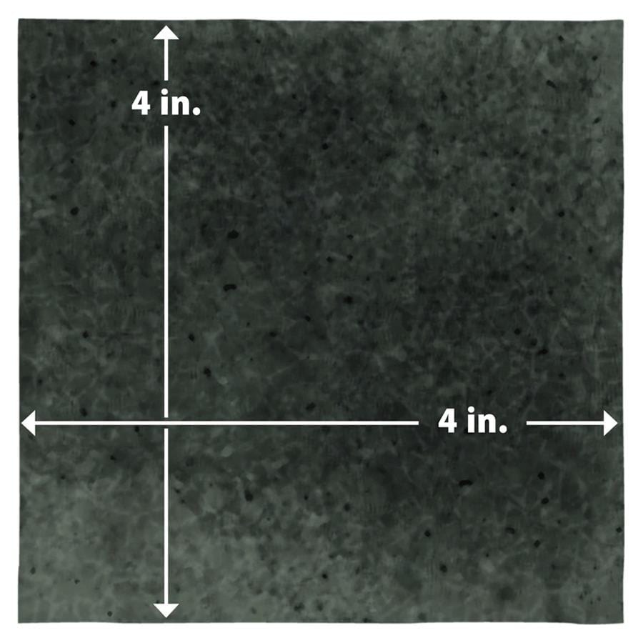Menorca Forest Black 4x4 Glossy Ceramic Tile Merola
