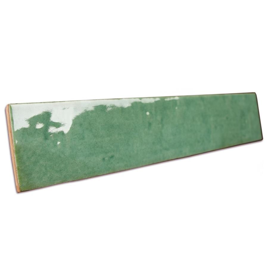 Menorca Lake Green 2.5x13 Glossy Ceramic Tile Merola