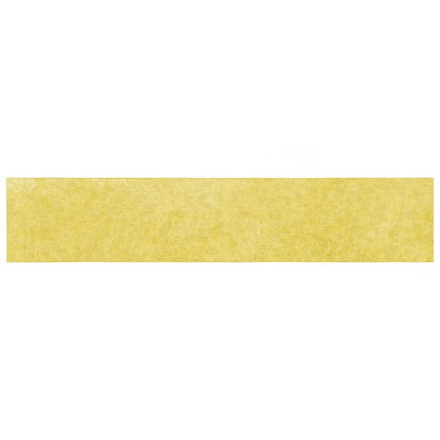 Menorca Lemon Yellow 2.5x13 Glossy Ceramic Tile Merola