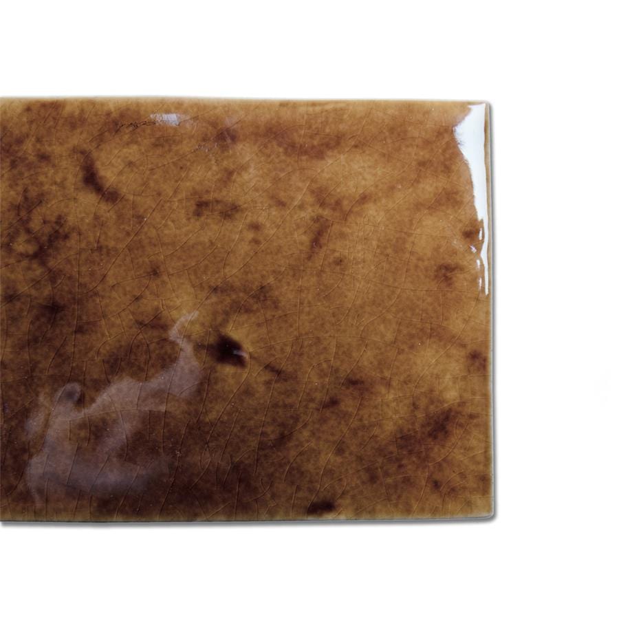 Menorca Rust Brown 2.5x13 Glossy Ceramic Tile Merola