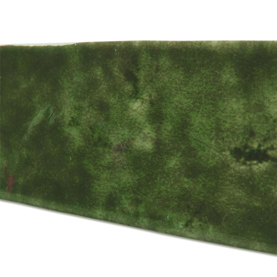 Menorca Tourmaline Green 2.5x13 Glossy Ceramic Tile Merola