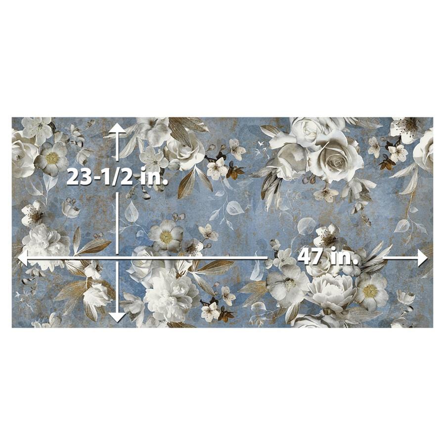 Parete Setoso Blue 23.5x47 Porcelain Tile Merola